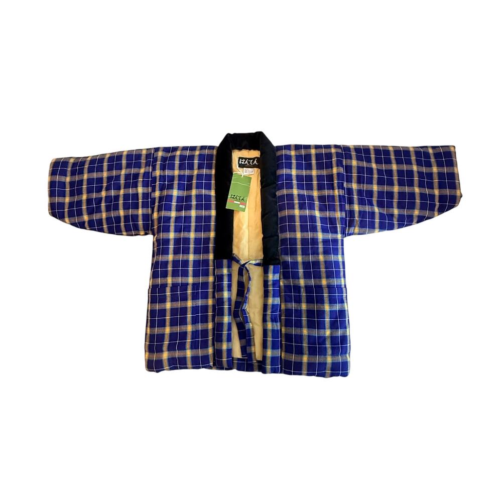 Japanese Kurume Hanten winter jacket, NWT, padded kimono jacket